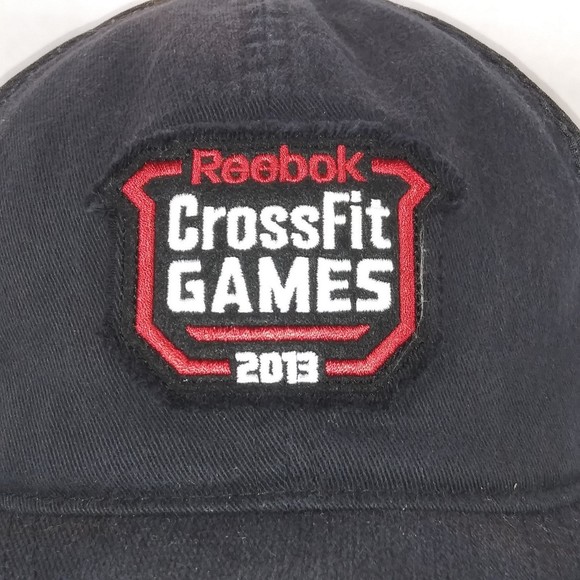 Reebok CrossFit Games Regionals 2013 Black Mesh Ball Cap Hat Snapback Size M-58 - Picture 2 of 10